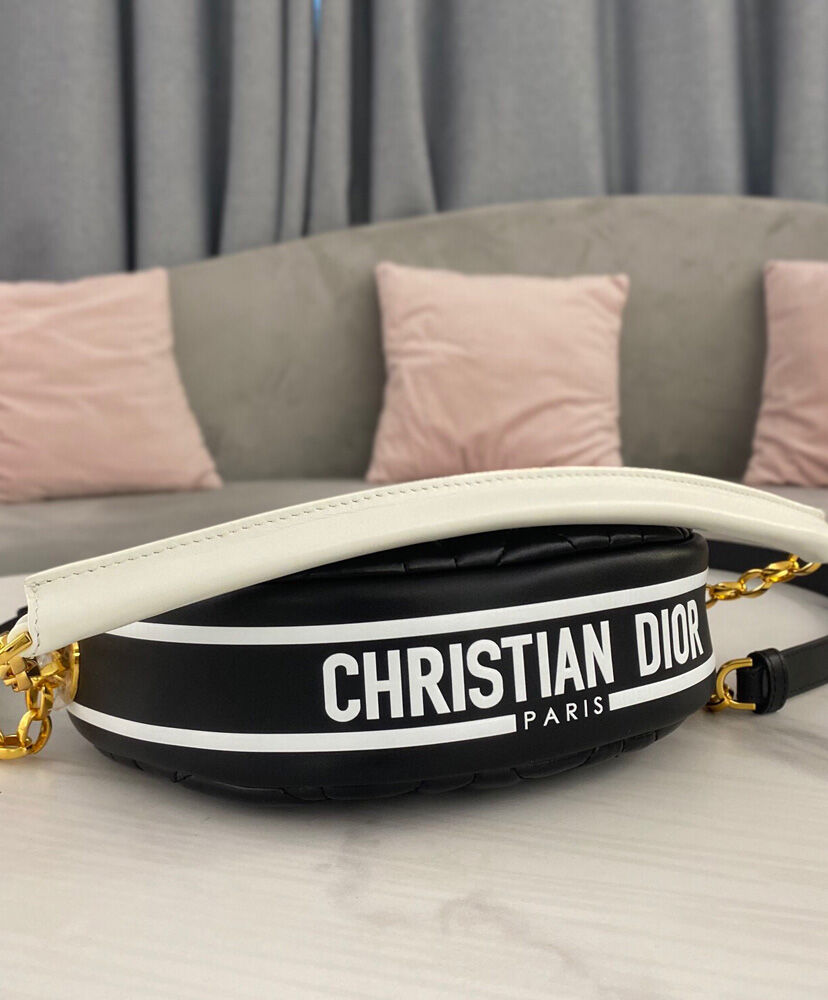 Christian Dior Vibe HOBO Leather Bag Black